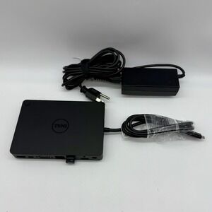 Dell WD15 K17A USB Dock Docking Station K17A001 With A/C Adapter Tested‎